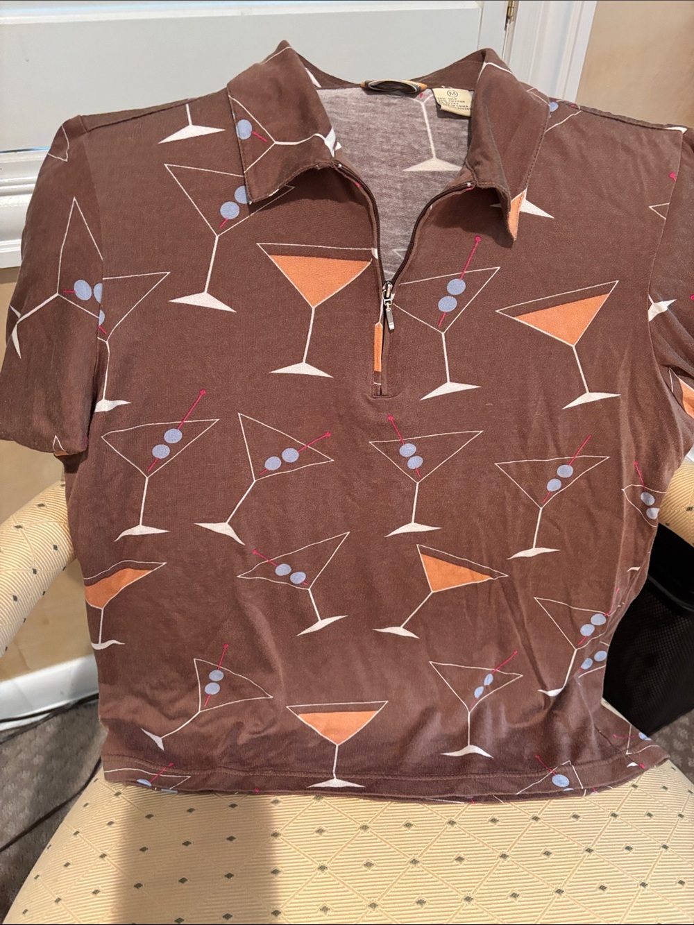 Love golf, love martinis? Bobby Chan golf/leisure tee.
